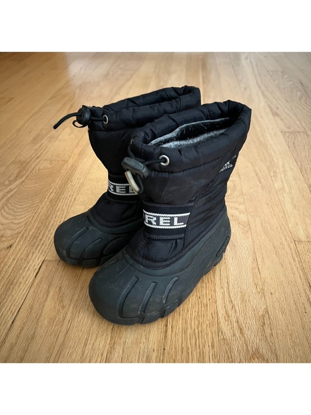 Sorel Kid's Cub Waterproof Snow Boots Black Little Kid Size 10